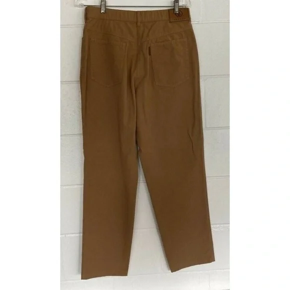 Bogner Womens WB Straight Leg Jeans Brown Stretch Medium Wash High Rise Denim 30 - Picture 3 of 6